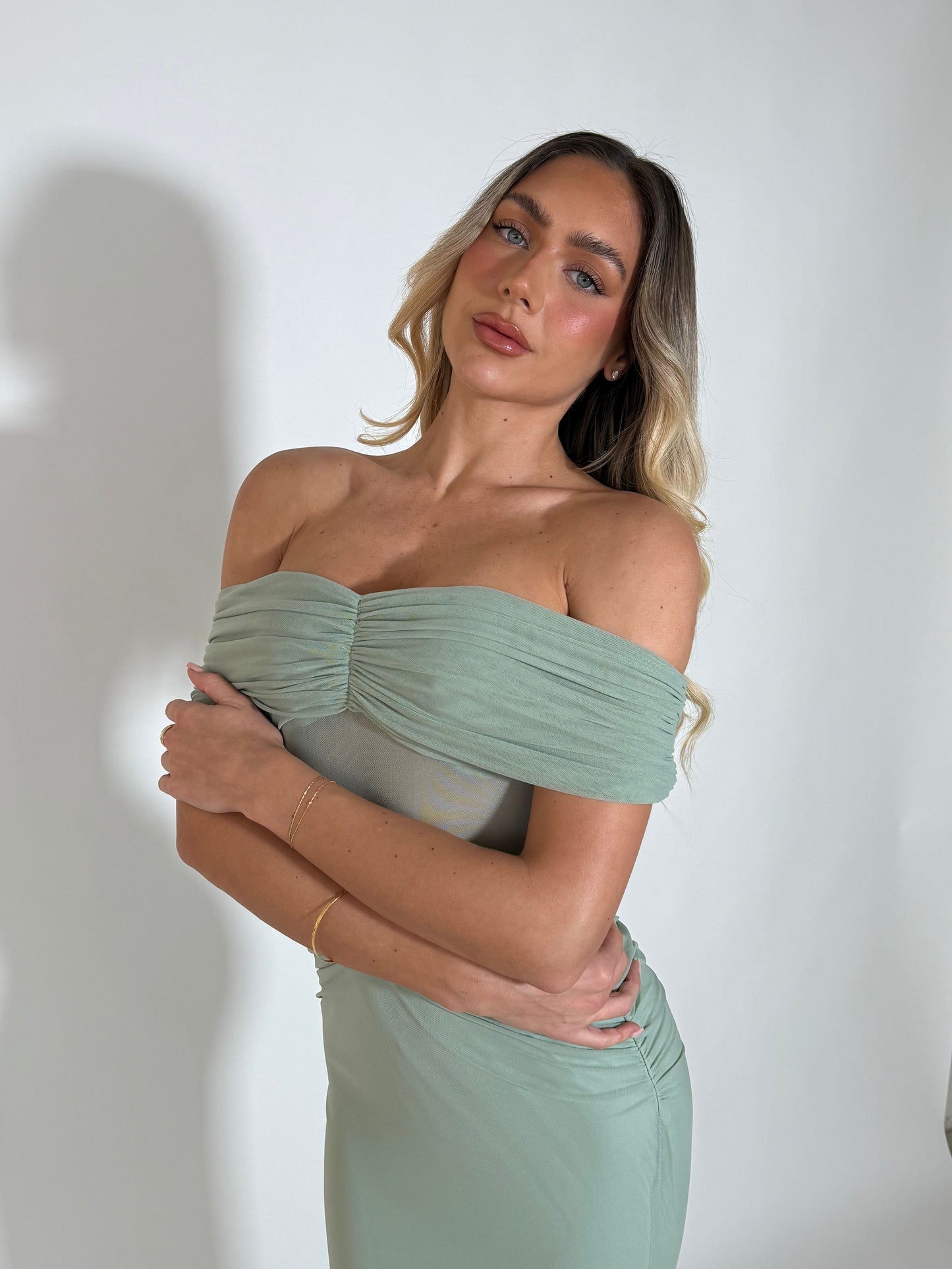 ADELAIDE DRESS - SAGE