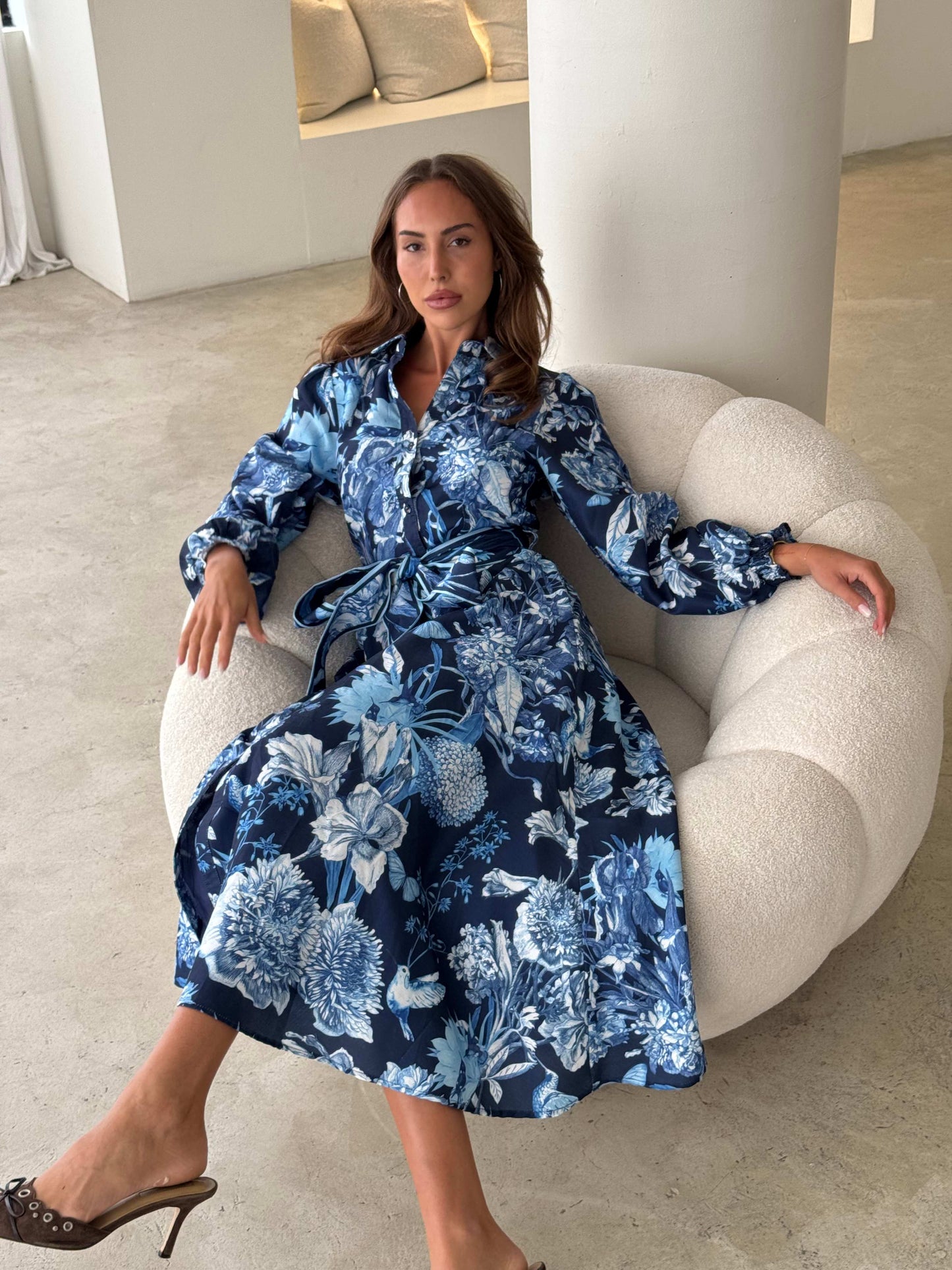 SOPHIA DRESS - BLUE