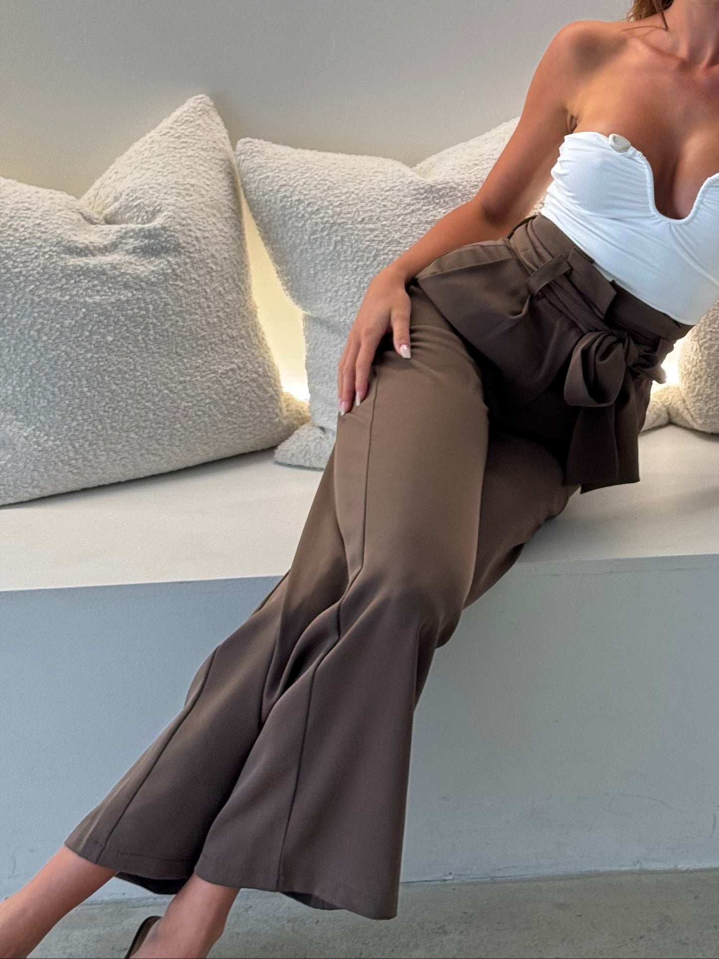 KALEEN PANTS - AHSBROWN