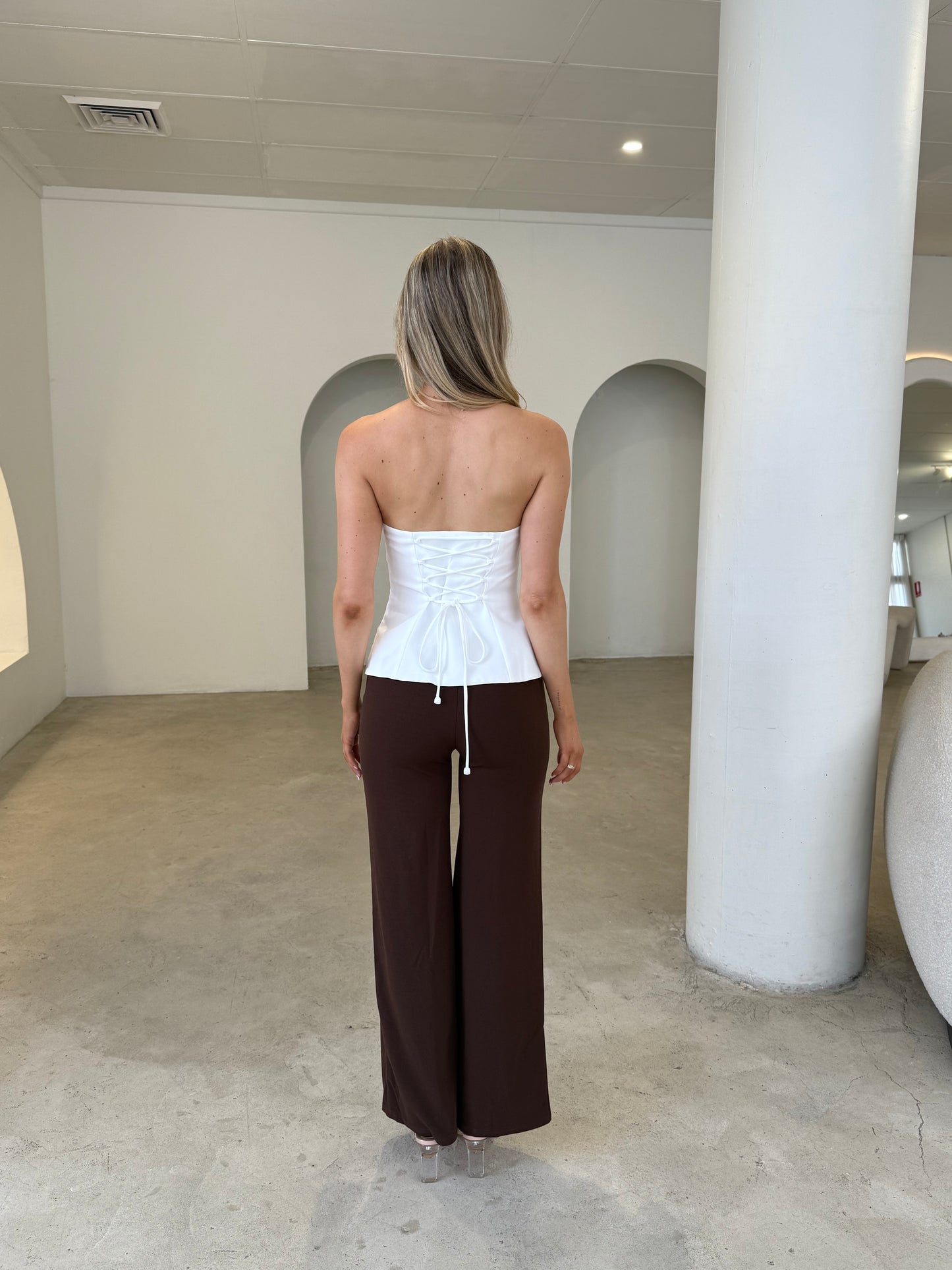 ISABELLA PANTS - CHOCOLATE