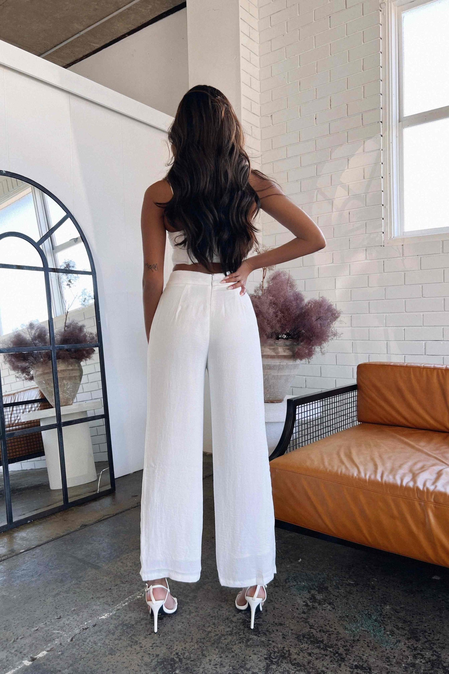 ELISA PANTS - WHITE