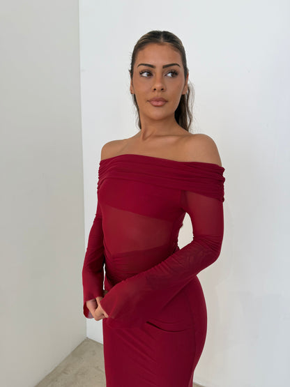 VERA DRESS - RED