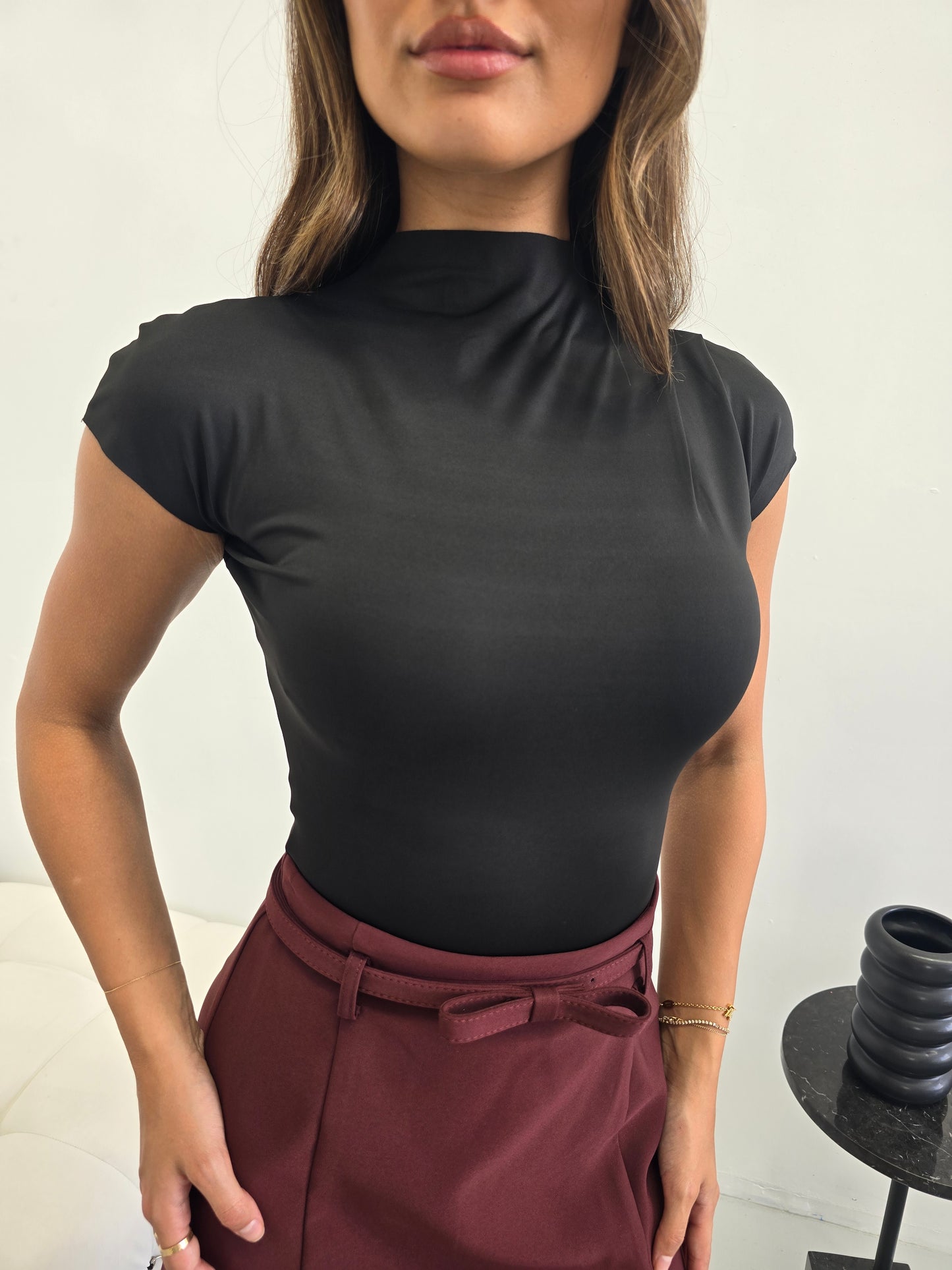 AMELIA BODYSUIT - BLACK