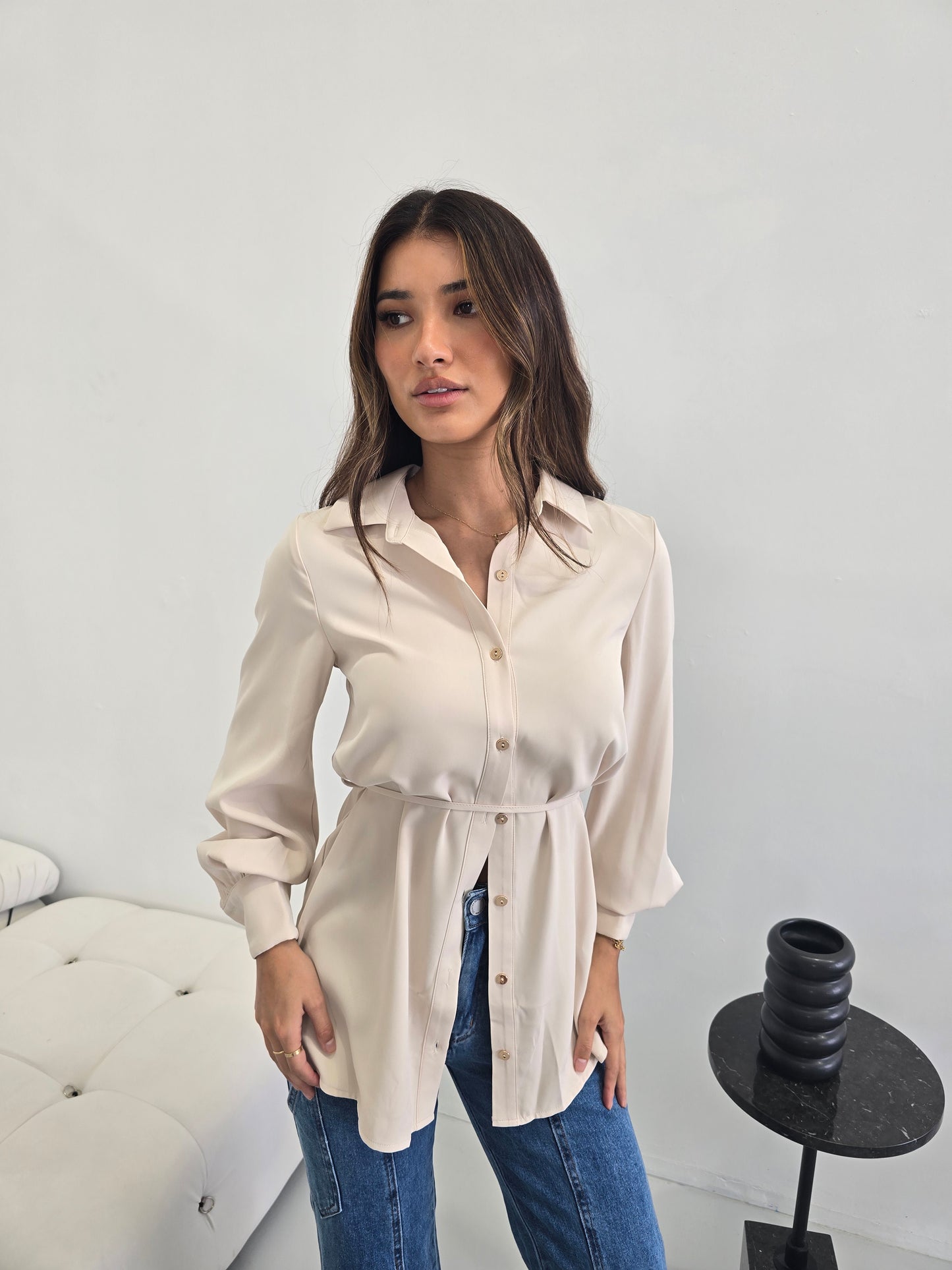 SANDRA TOP - BEIGE