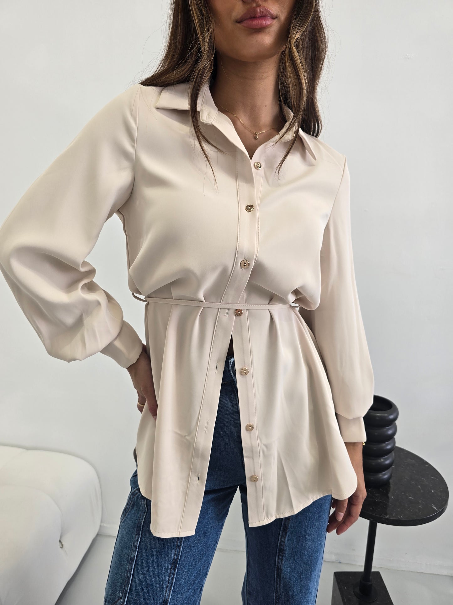SANDRA TOP - BEIGE