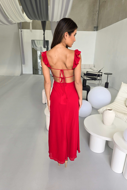 LOLA DRESS - RED
