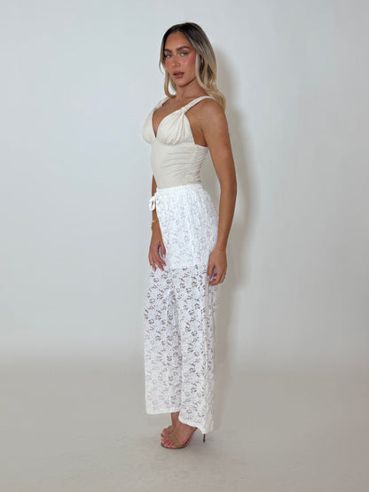 KAYLA PANTS - WHITE