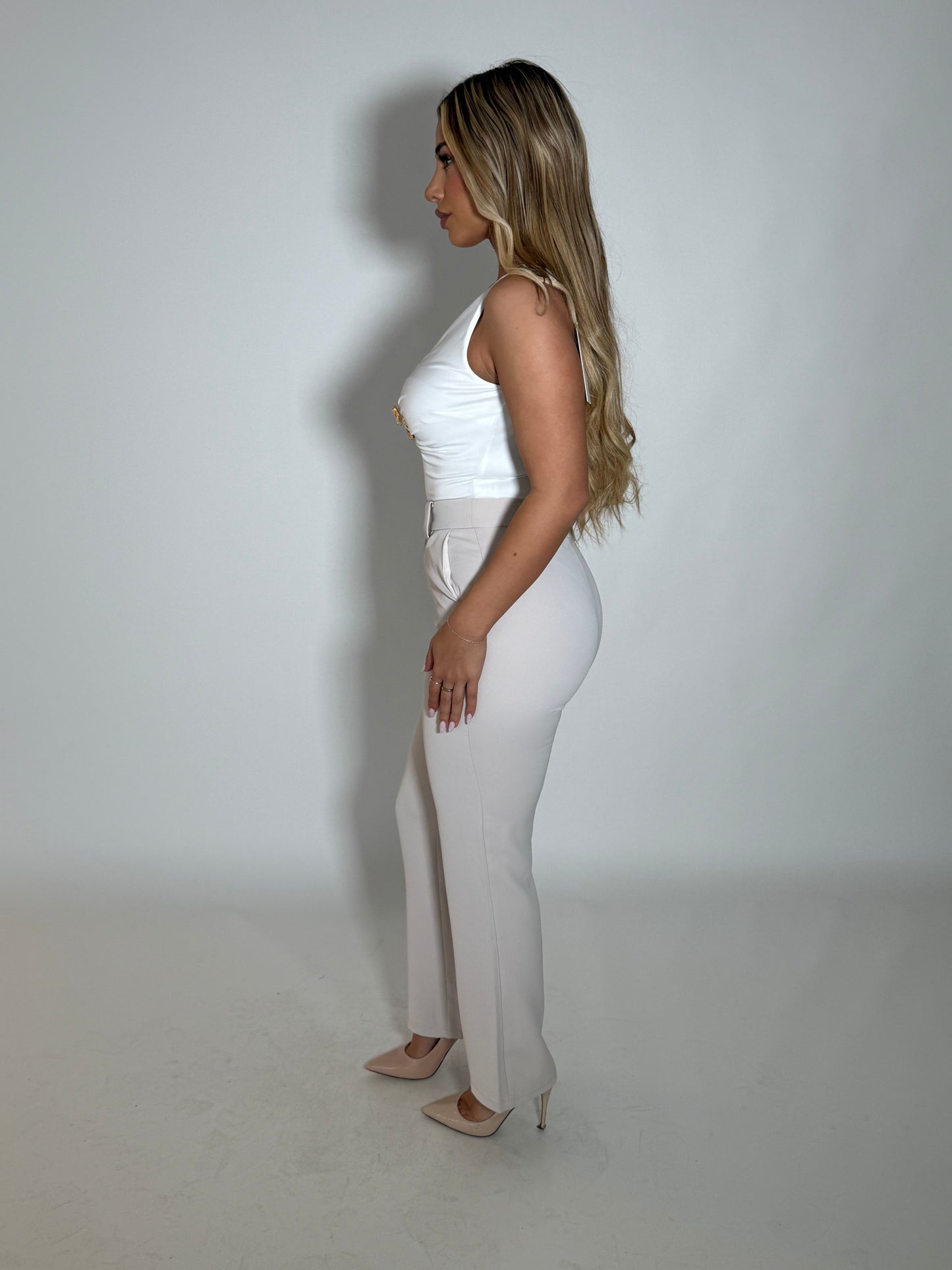 LANA PANTS - BEIGE