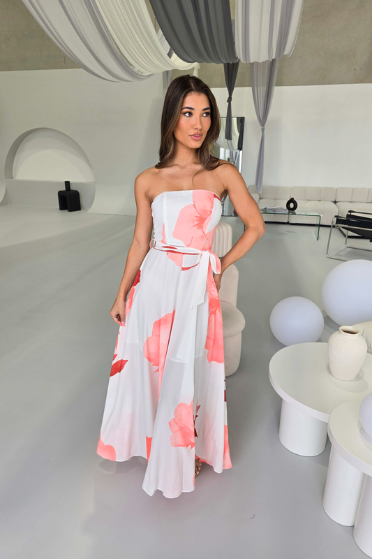 WONDER DRESS - WHITE FLORAL