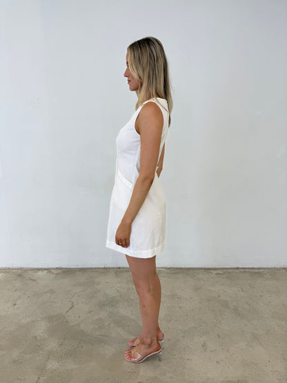 PEARL DRESS - WHITE