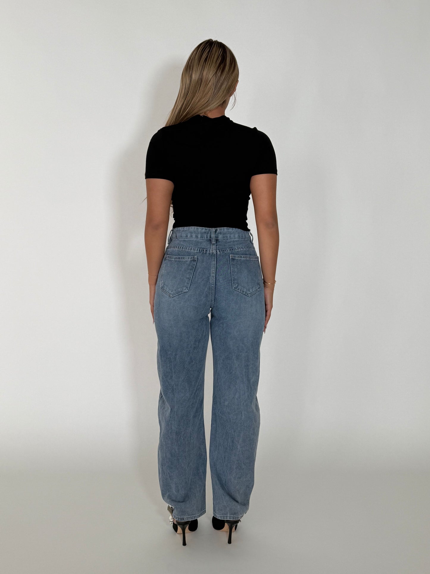 DIDI JEANS - MID BLUE DENIM