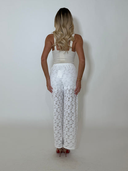 KAYLA PANTS - WHITE