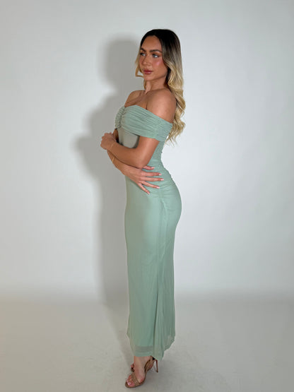 ADELAIDE DRESS - SAGE