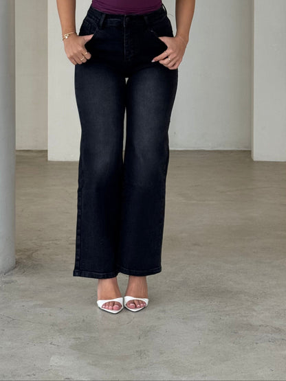 MABELY JEANS - BLACK