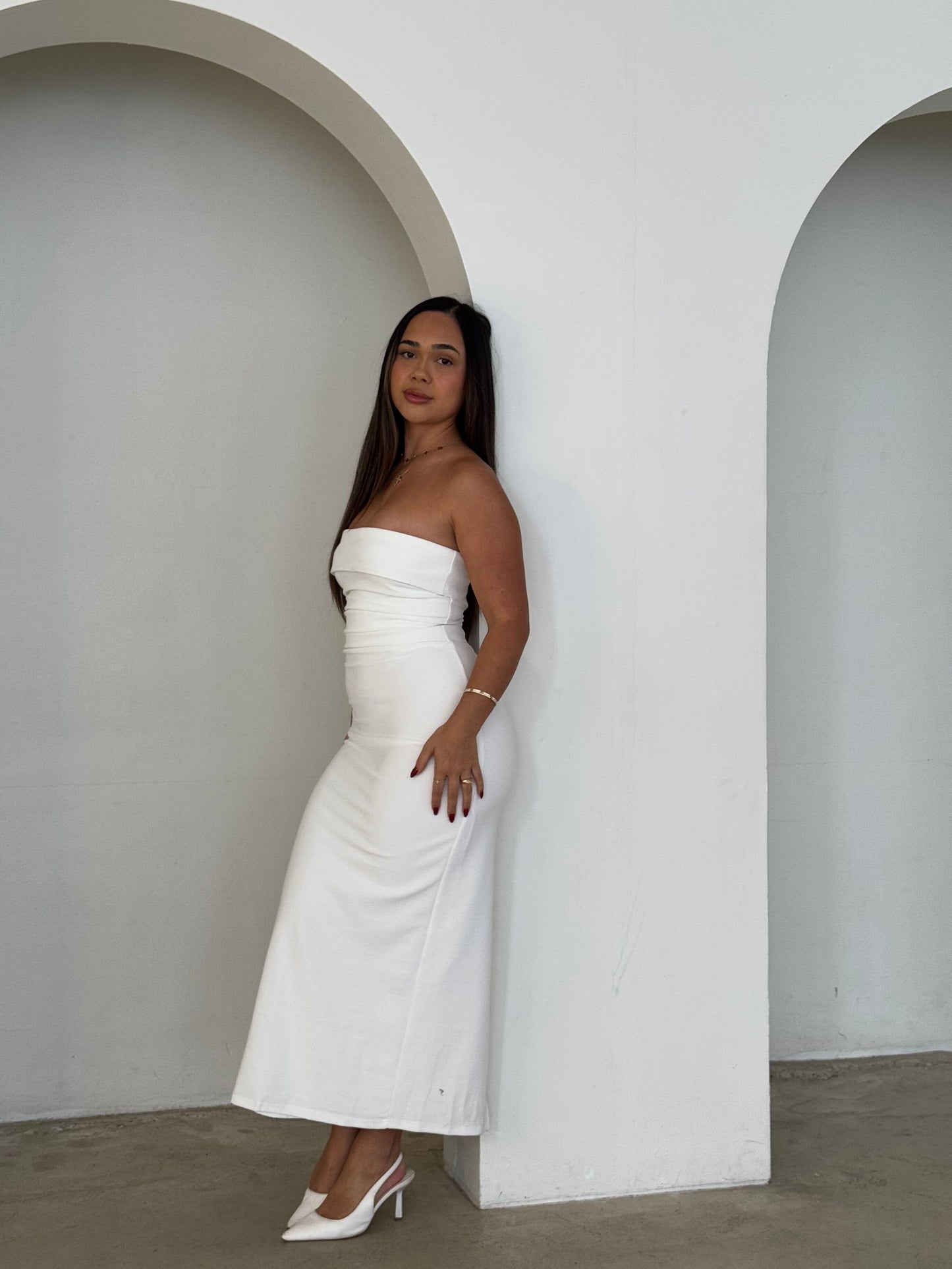 NINA DRESS - WHITE