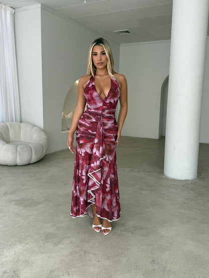 MADDIE DRESS - RED