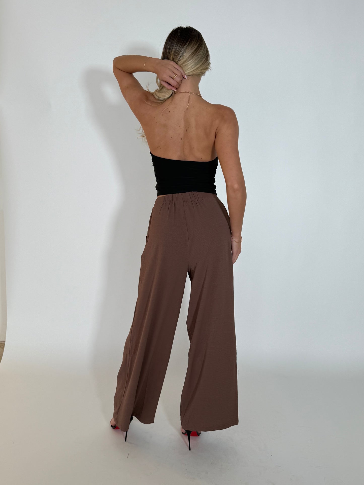 EVERLEE PANTS - CHOCOLATE