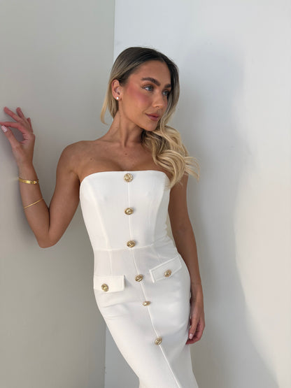 HANNAH DRESS - WHITE
