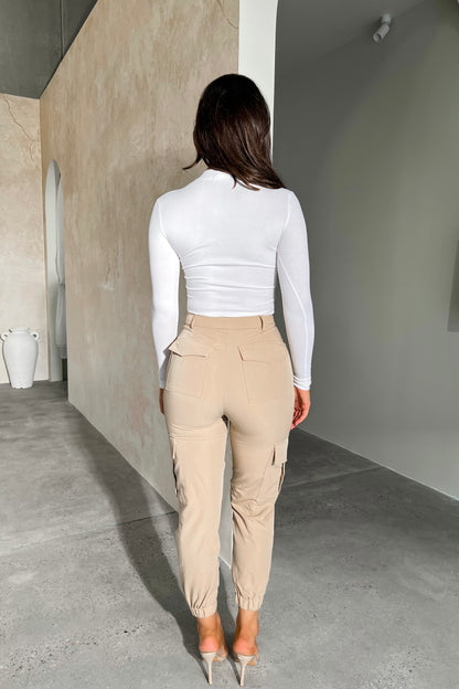 JISOO PANTS - BEIGE