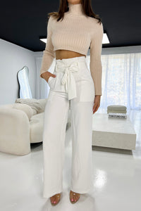 KALEEN PANTS - WHITE