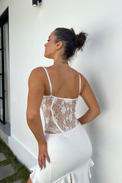 CLAWS OUT BODYSUIT - WHITE