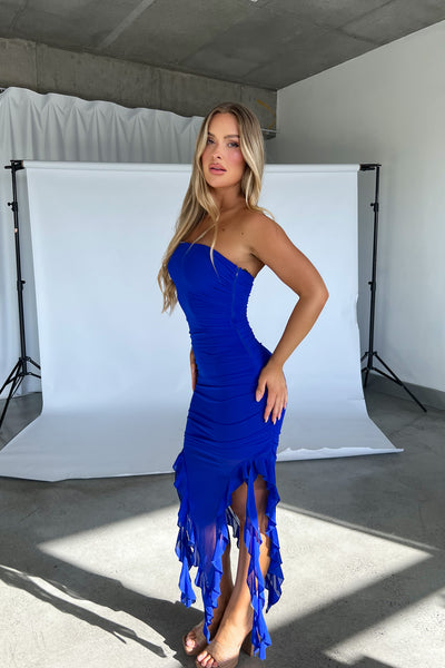 ALL NIGHT PARTY DRESS - BLUE