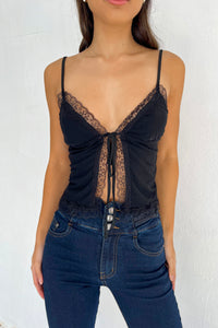 LUISA TOP - BLACK