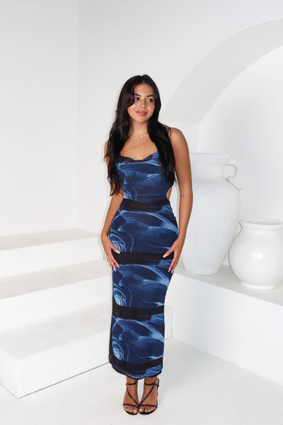 ALEXANDER DRESS - NAVY