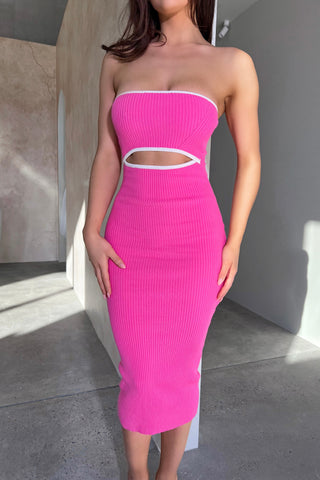 CARLIE DRESS - PINK