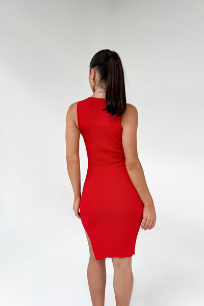 MEGAN DRESS - RED