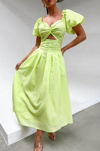 ROSA DRESS - LIME