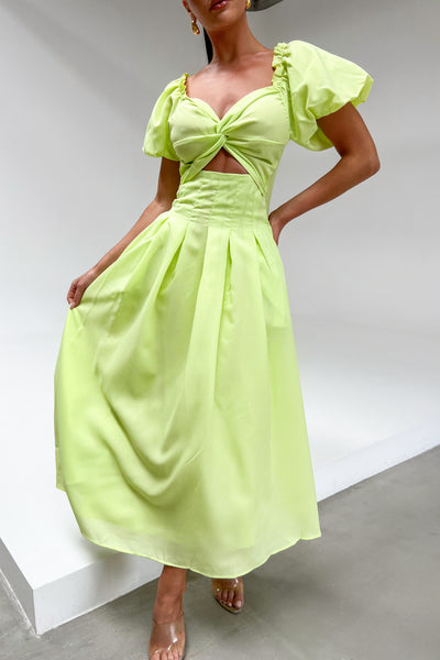 ROSA DRESS - LIME