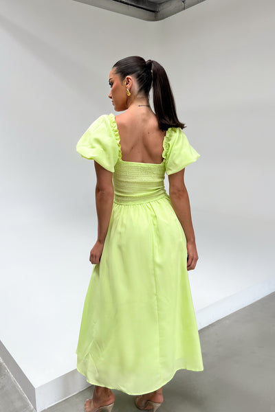 ROSA DRESS - LIME