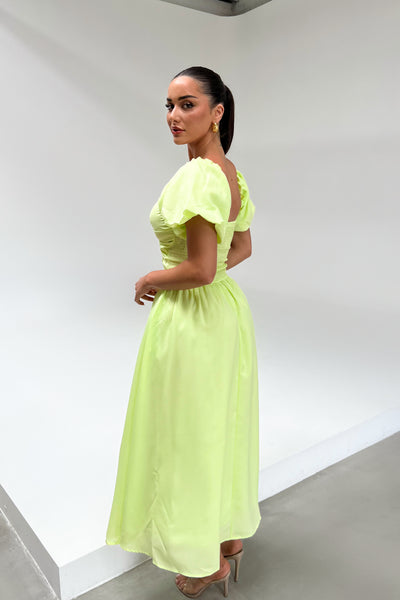 ROSA DRESS - LIME