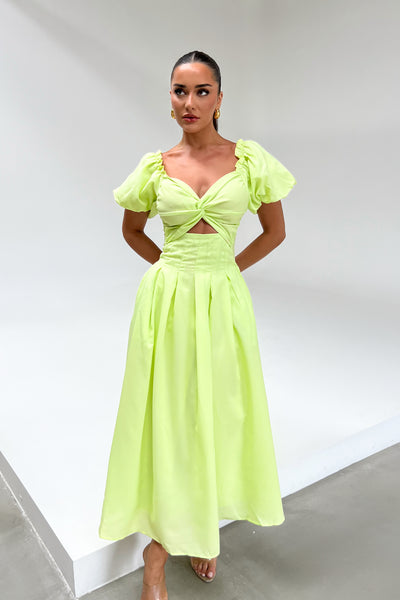 ROSA DRESS - LIME