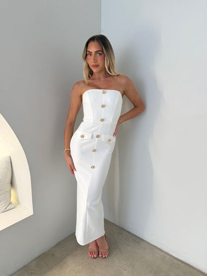 HANNAH DRESS - WHITE