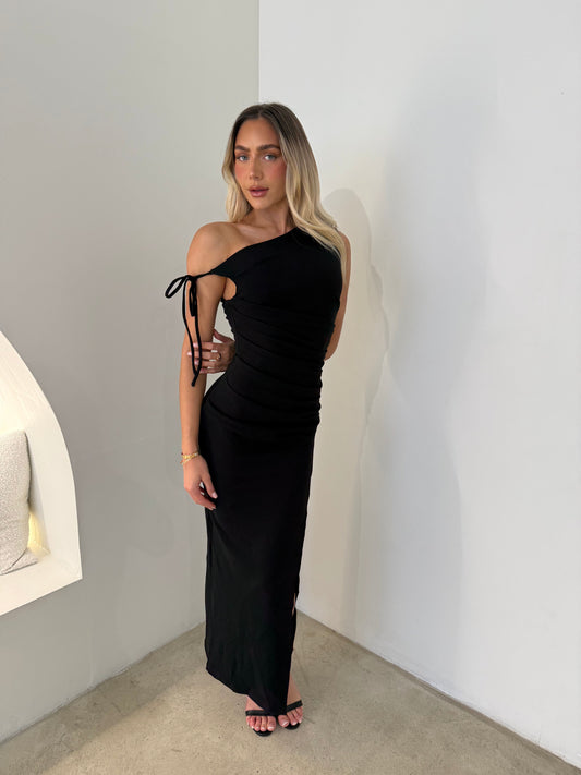 ATHENA DRESS - BLACK