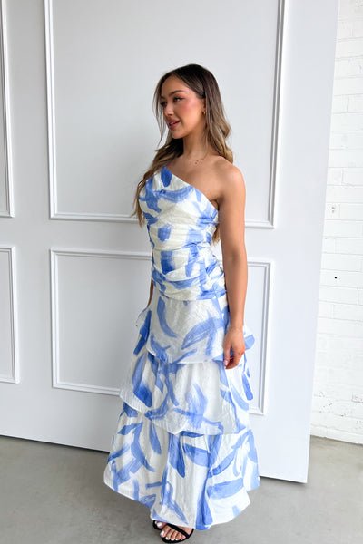 MISSACC DRESS - BLUE / WHITE