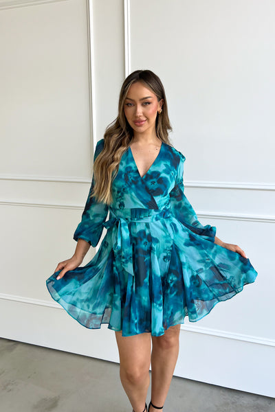 SOPHIE DRESS - TEAL