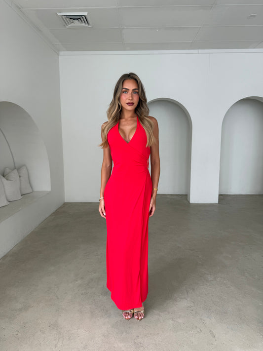 RAZA DRESS - RED