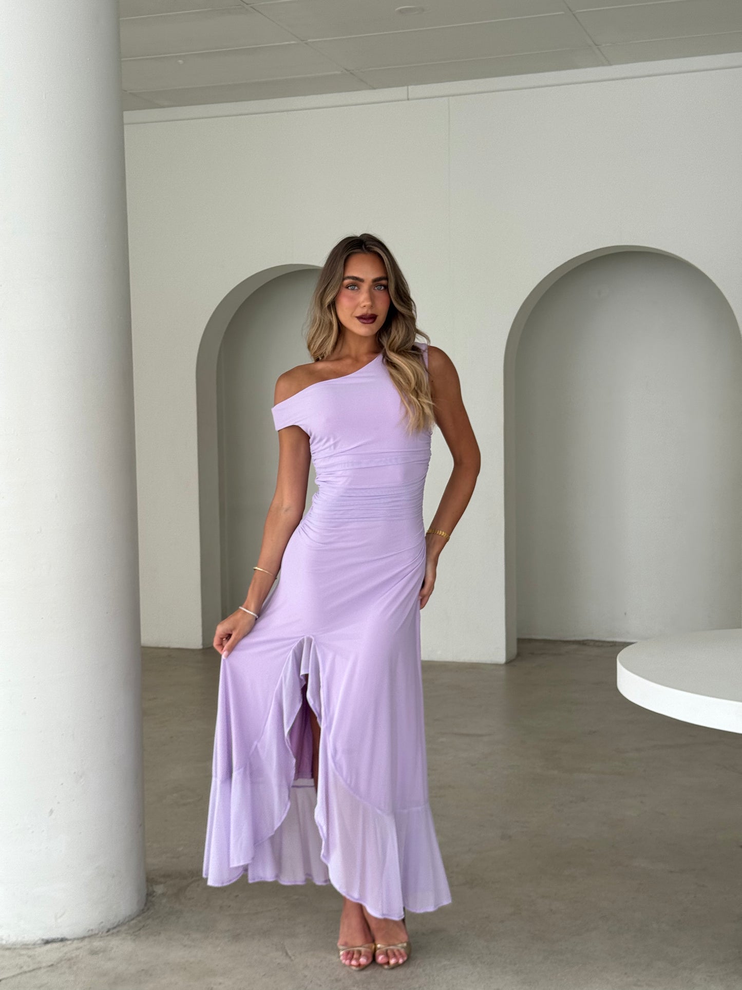 TARA DRESS - LILAC