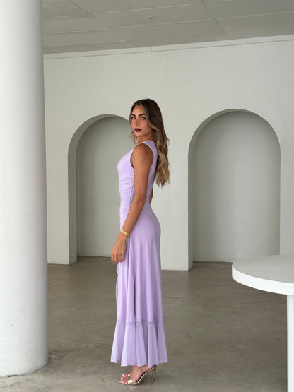 TARA DRESS - LILAC