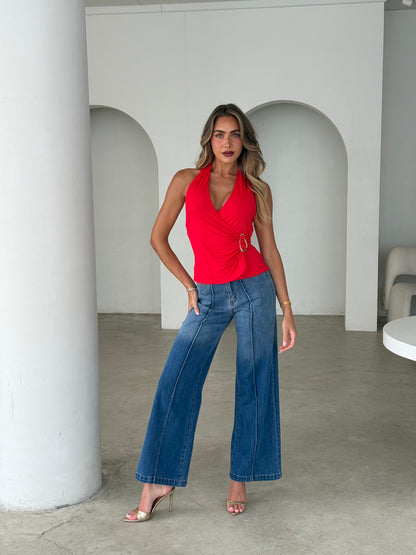 LAKE JEANS - DARK BLUE