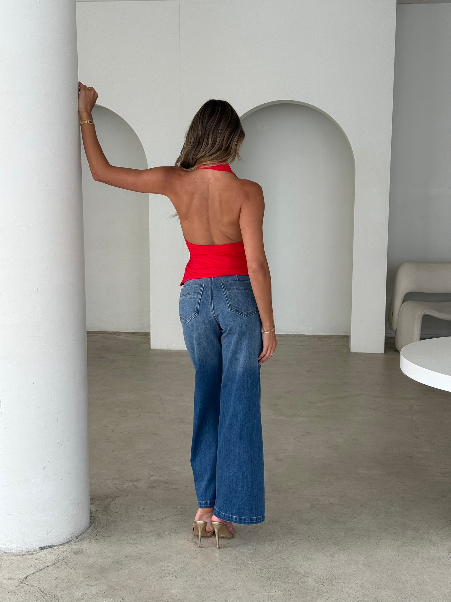 LAKE JEANS - DARK BLUE