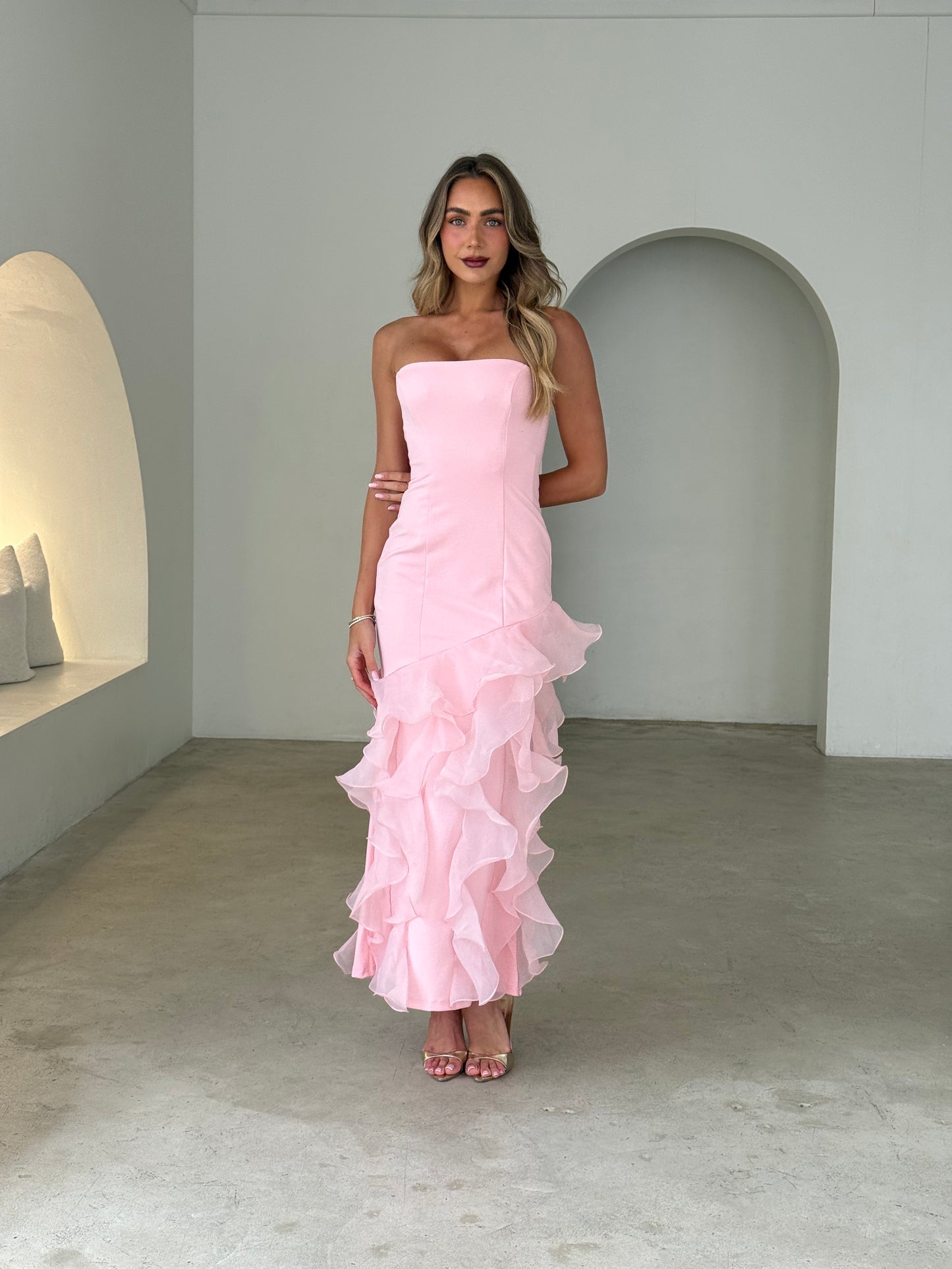 CLOVER DRESS - BLUSH