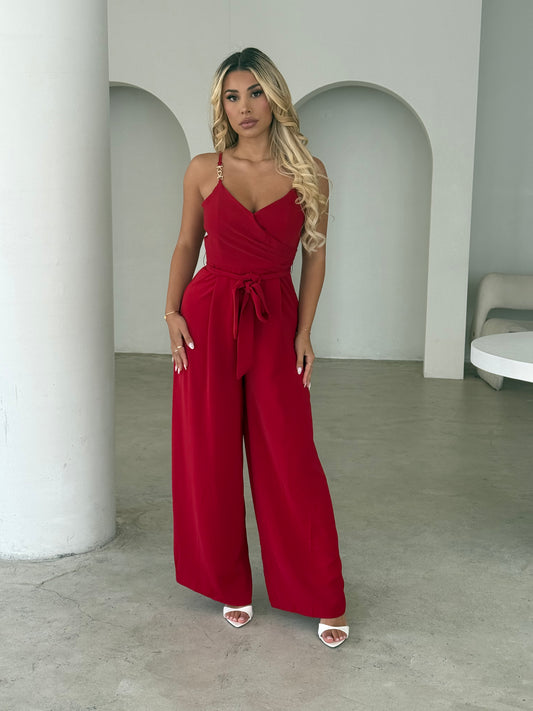 ROSA JUMPSUIT - RED