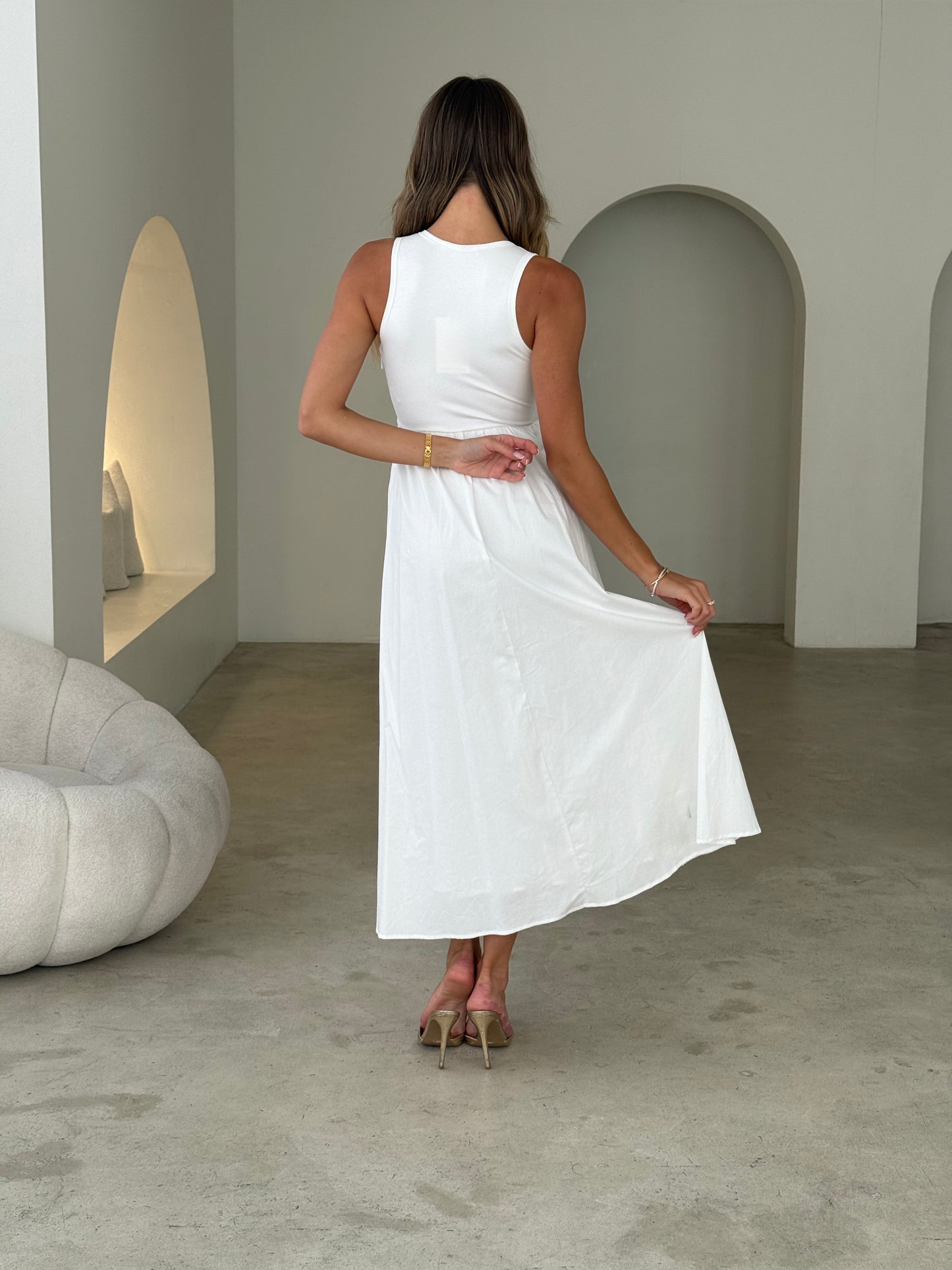 RUBY DRESS - WHITE