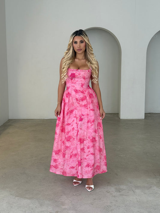 VIDA DRESS - HOT PINK