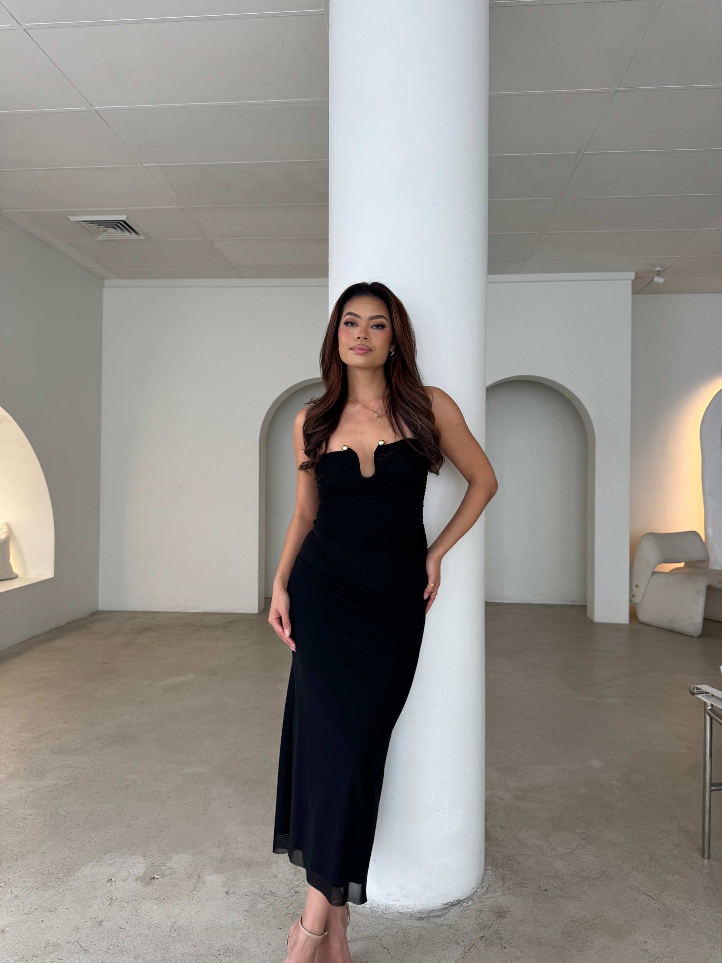 KOURT DRESS - BLACK