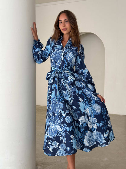 SOPHIA DRESS - BLUE